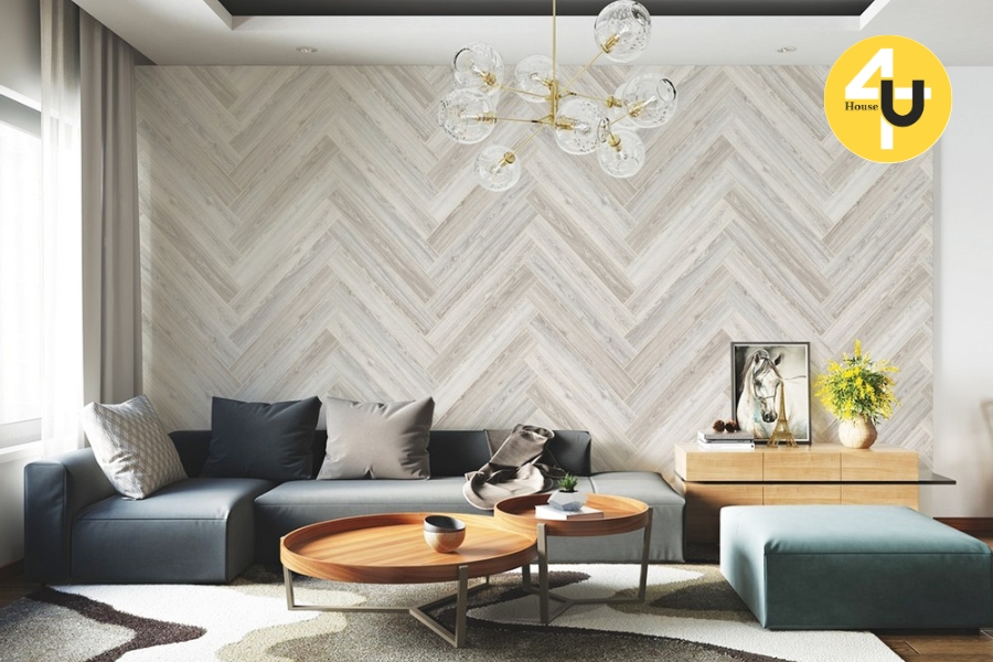 Biến Bức Tường Đơn Điệu Thành Điểm Nhấn Với Giấy Dán Tường 3D