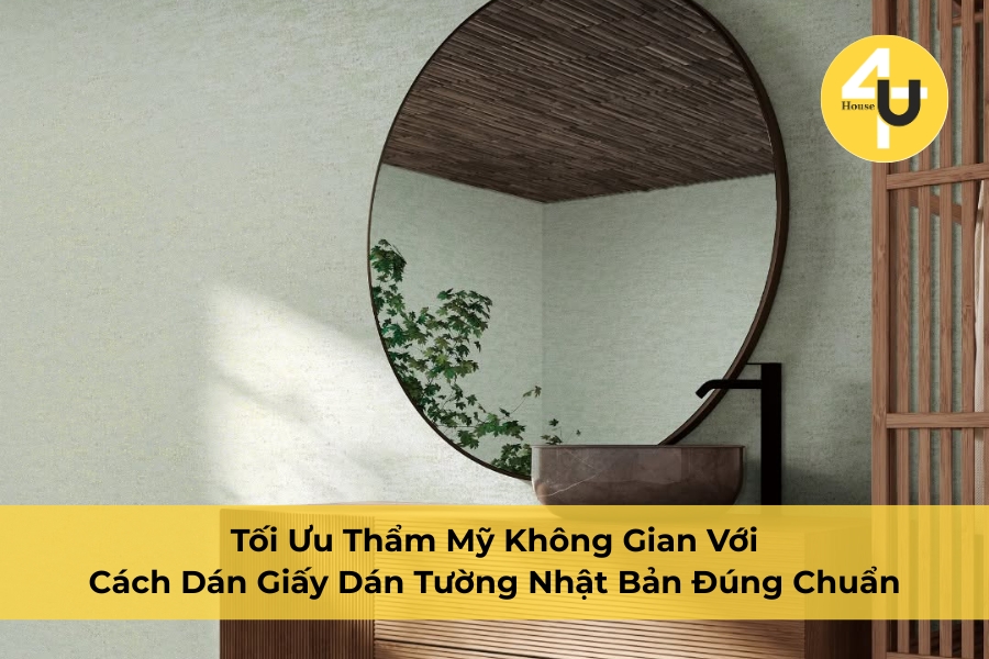 Tối Ưu Thẩm Mỹ Không Gian Với Cách Dán Giấy Dán Tường Nhật Bản Đúng Chuẩn
